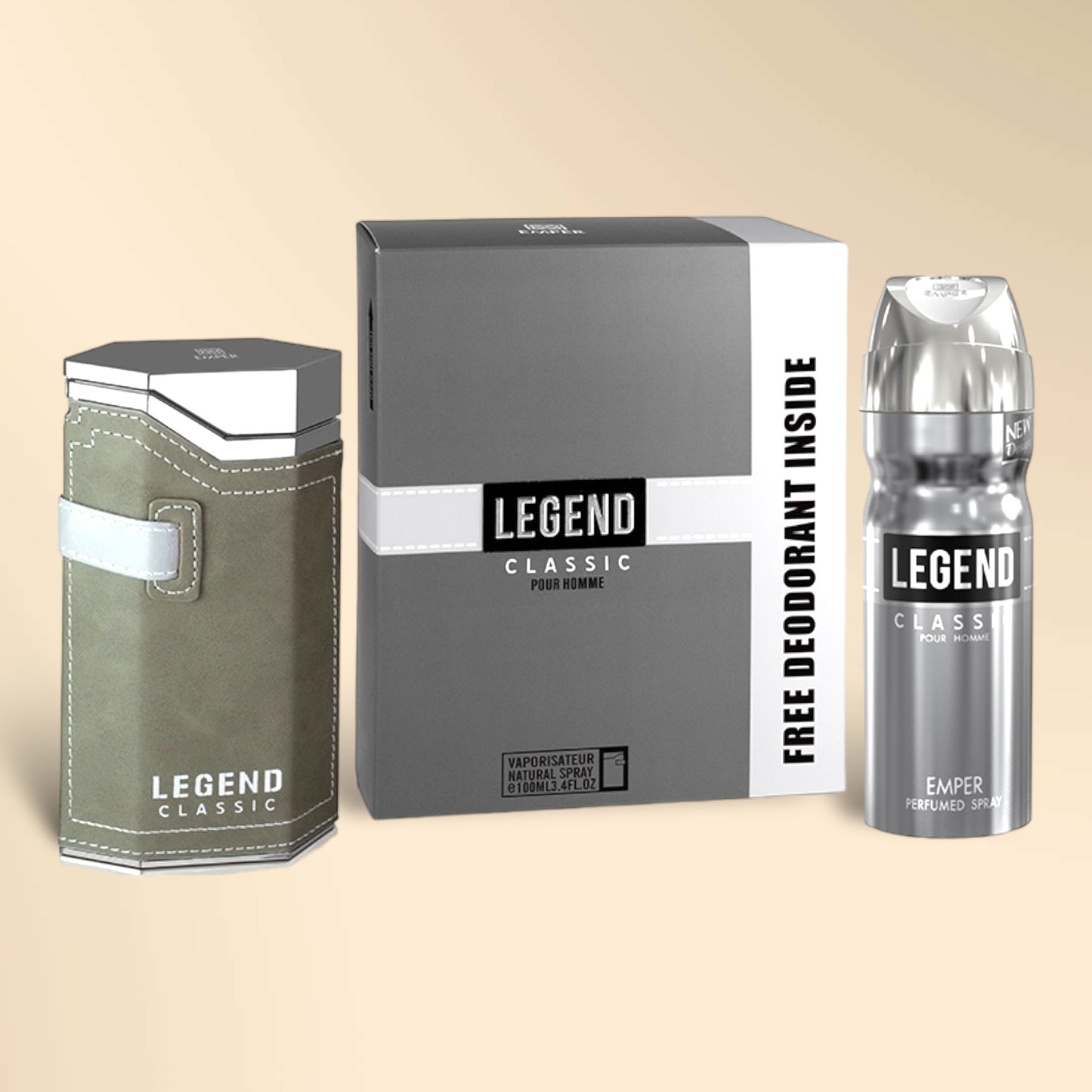 Legend Classic Pour Homme Free Perfume Spray Inside - Emper